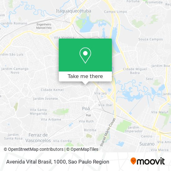 Avenida Vital Brasil, 1000 map