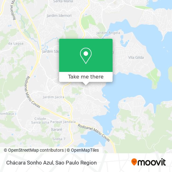 Chácara Sonho Azul map