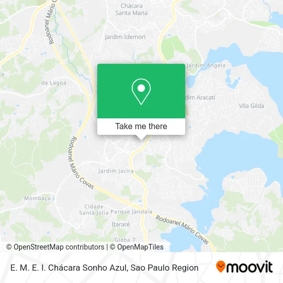 E. M. E. I. Chácara Sonho Azul map