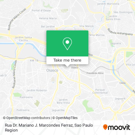 Rua Dr. Mariano J. Marcondes Ferraz map