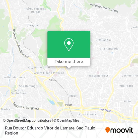 Mapa Rua Doutor Eduardo Vítor de Lamare