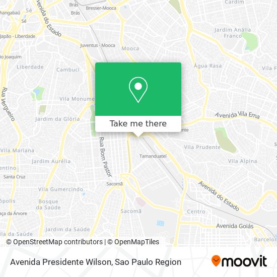 Avenida Presidente Wilson map