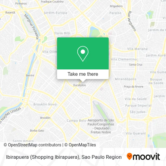 Ibirapuera (Shopping Ibirapuera) map