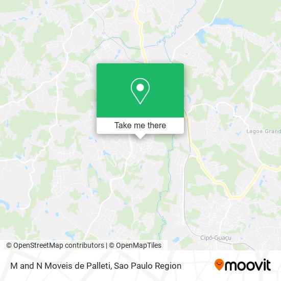 M and N Moveis de Palleti map