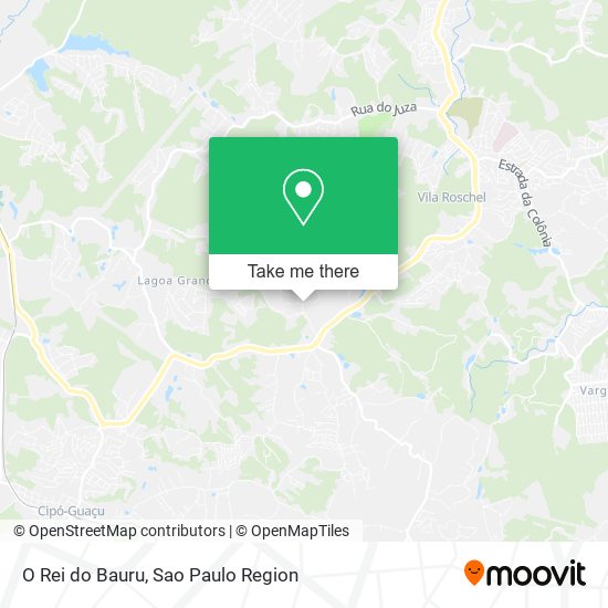 O Rei do Bauru map