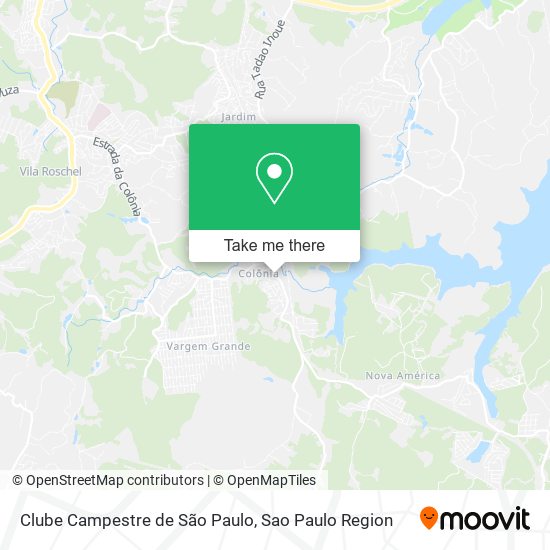 Clube Campestre de São Paulo map