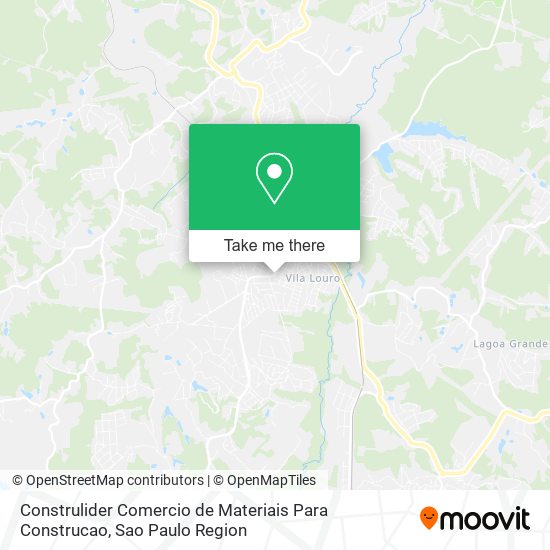 Mapa Construlider Comercio de Materiais Para Construcao