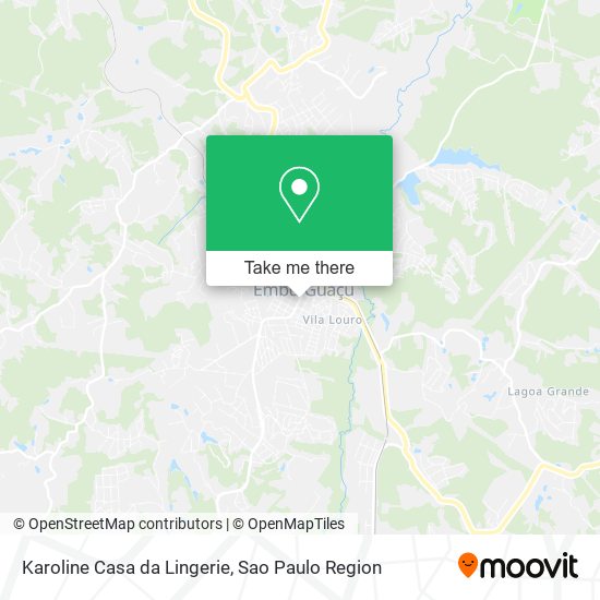 Karoline Casa da Lingerie map