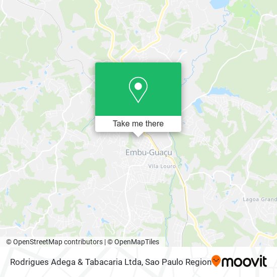 Rodrigues Adega & Tabacaria Ltda map