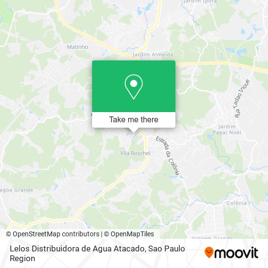 Lelos Distribuidora de Agua Atacado map