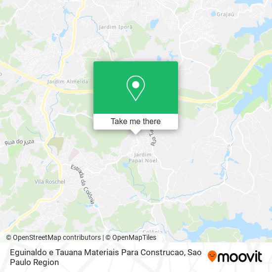 Eguinaldo e Tauana Materiais Para Construcao map