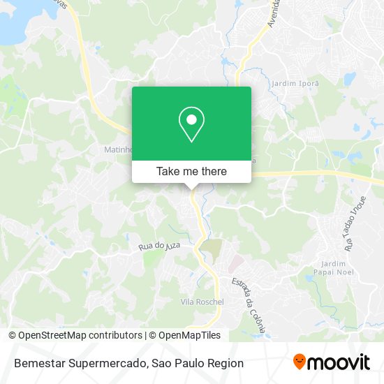 Bemestar Supermercado map