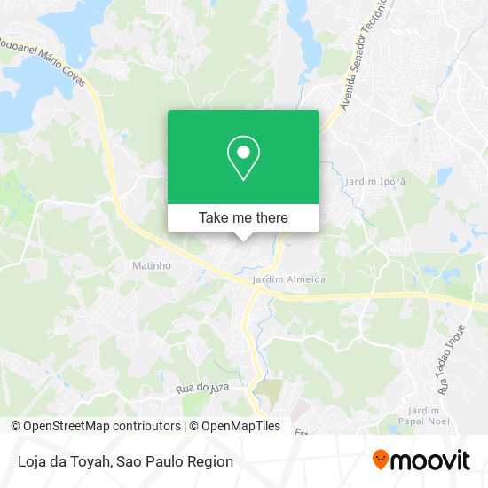 Mapa Loja da Toyah