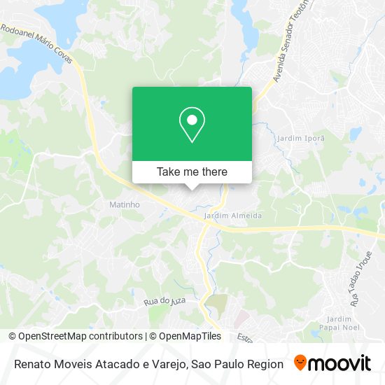 Mapa Renato Moveis Atacado e Varejo