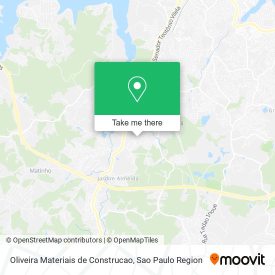 Oliveira Materiais de Construcao map