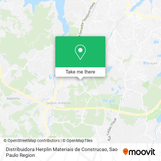 Mapa Distribuidora Herplin Materiais de Construcao