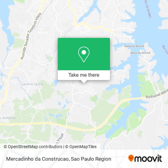 Mapa Mercadinho da Construcao