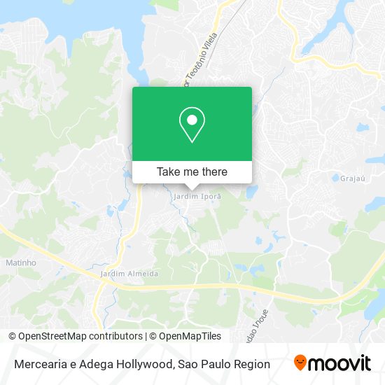 Mapa Mercearia e Adega Hollywood