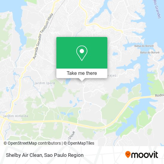 Mapa Shelby Air Clean