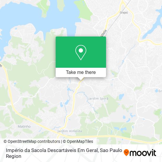 Império da Sacola Descartáveis Em Geral map