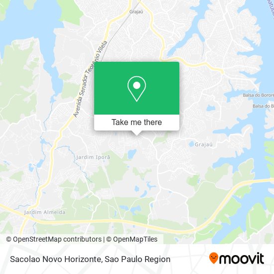 Mapa Sacolao Novo Horizonte