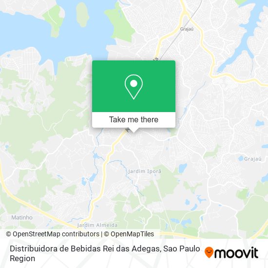 Distribuidora de Bebidas Rei das Adegas map