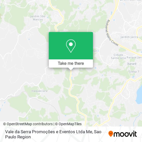 Vale da Serra Promoções e Eventos Ltda Me map