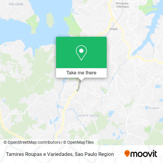 Mapa Tamires Roupas e Variedades