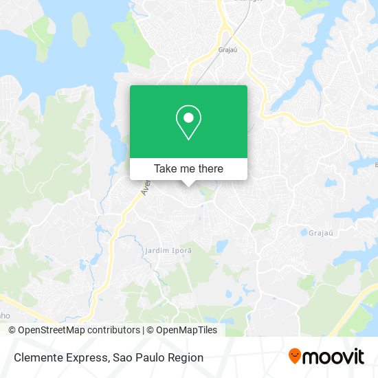 Clemente Express map