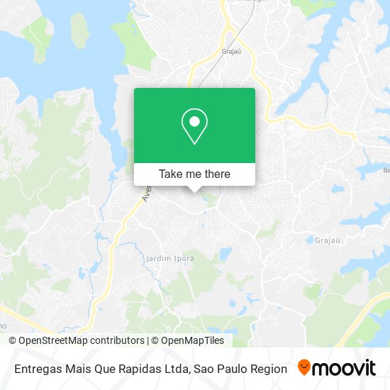 Mapa Entregas Mais Que Rapidas Ltda