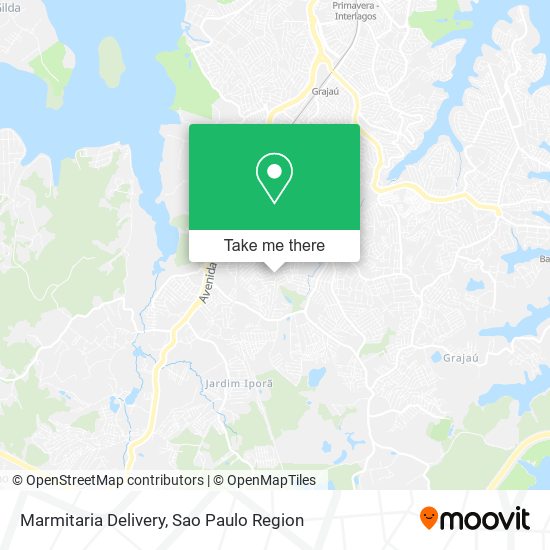 Marmitaria Delivery map