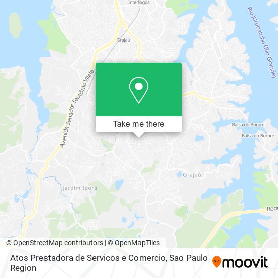 Mapa Atos Prestadora de Servicos e Comercio