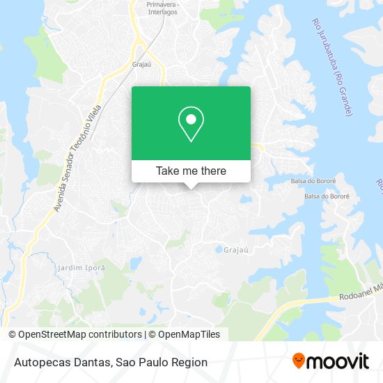 Autopecas Dantas map