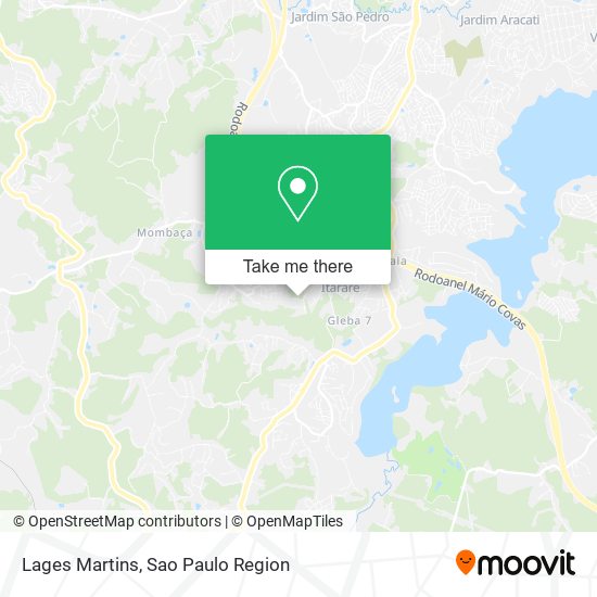 Mapa Lages Martins