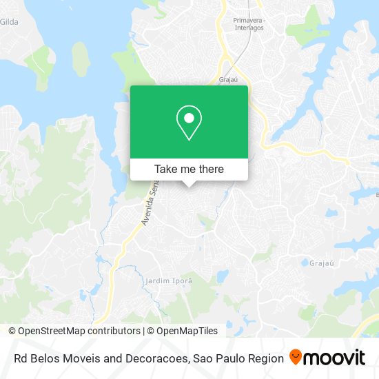 Mapa Rd Belos Moveis and Decoracoes