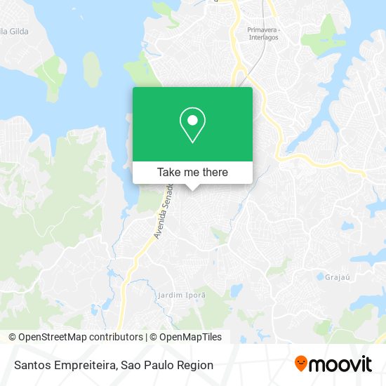 Santos Empreiteira map