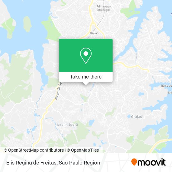 Elis Regina de Freitas map