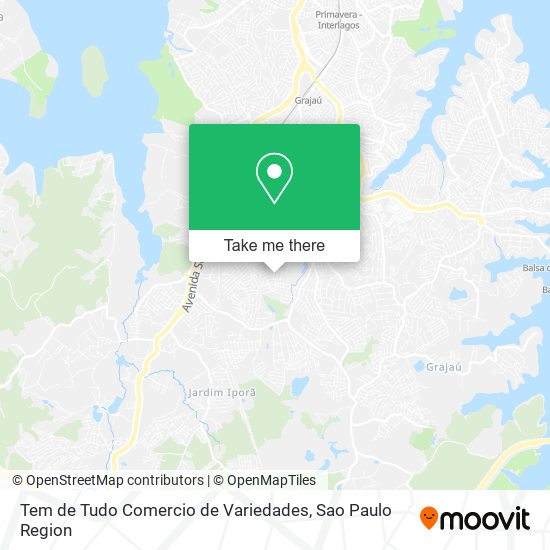 Mapa Tem de Tudo Comercio de Variedades