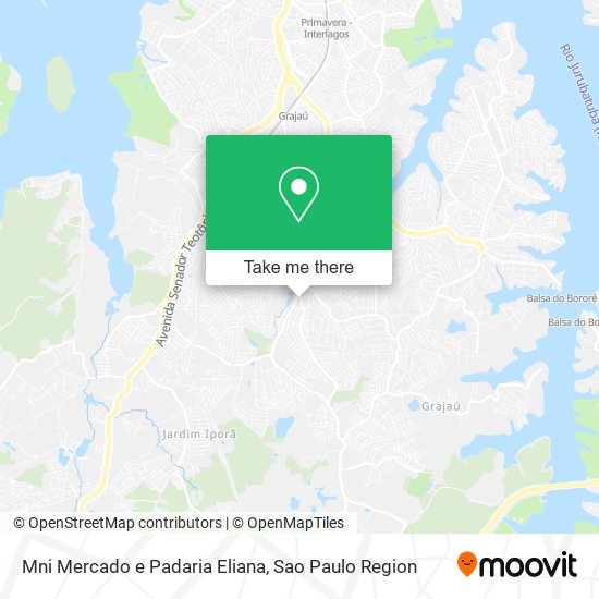 Mni Mercado e Padaria Eliana map