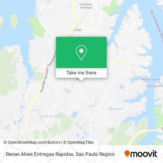 Mapa Renan Alves Entregas Rapidas