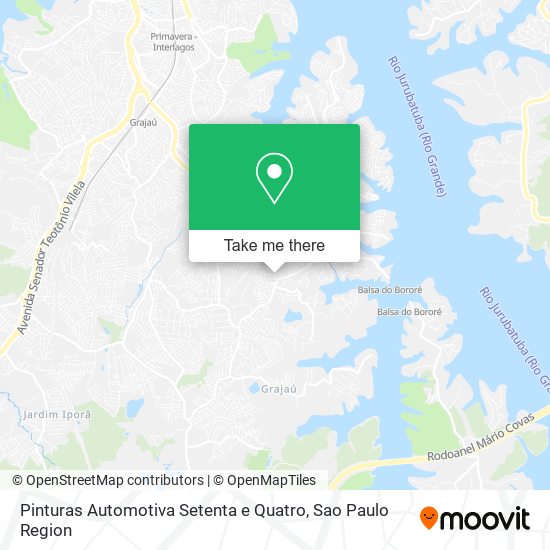 Mapa Pinturas Automotiva Setenta e Quatro