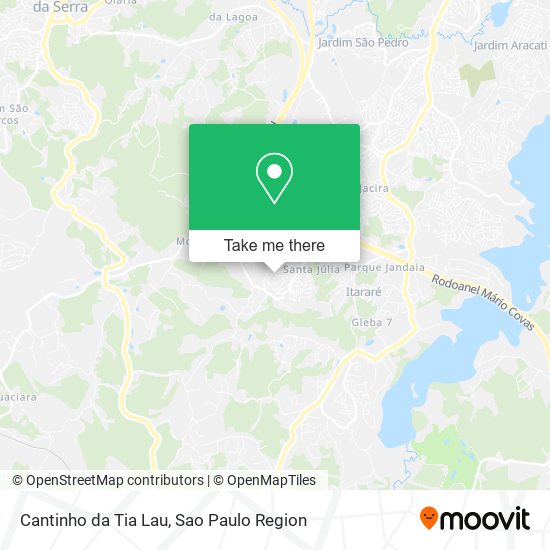 Cantinho da Tia Lau map