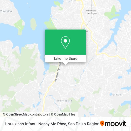 Mapa Hotelzinho Infantil Nanny Mc Phee