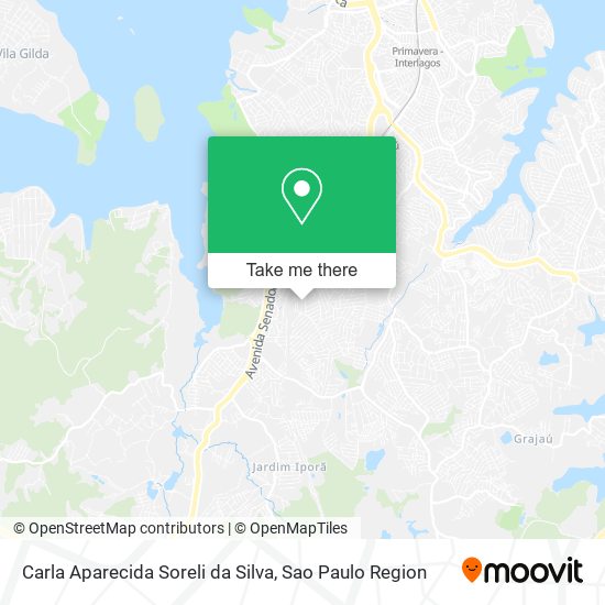 Mapa Carla Aparecida Soreli da Silva