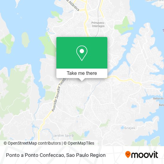 Ponto a Ponto Confeccao map