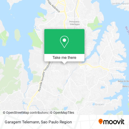 Mapa Garagem Telemann