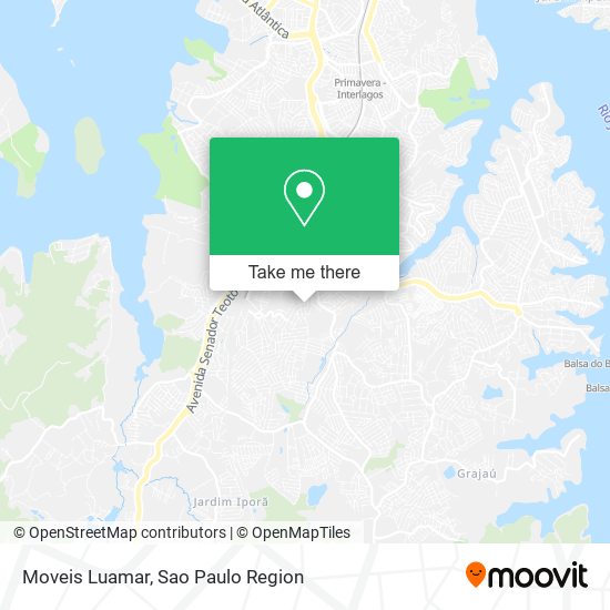 Moveis Luamar map