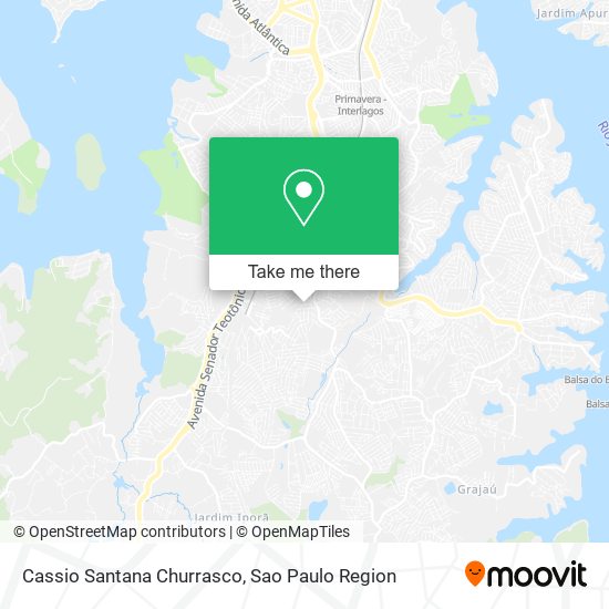 Cassio Santana Churrasco map