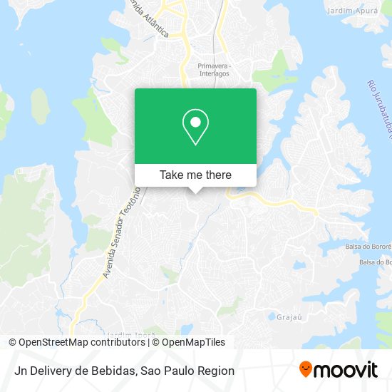 Mapa Jn Delivery de Bebidas