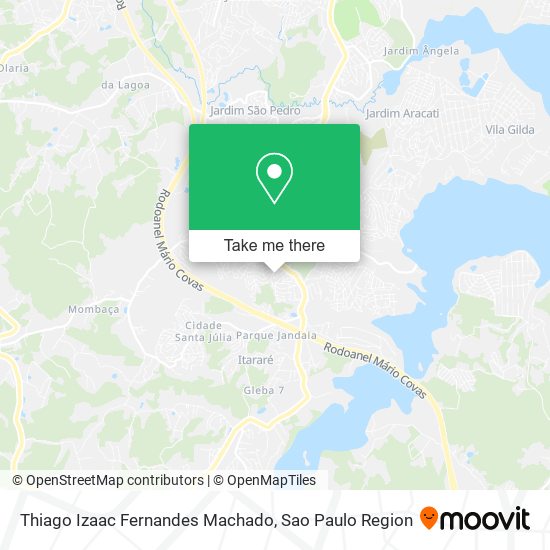 Thiago Izaac Fernandes Machado map